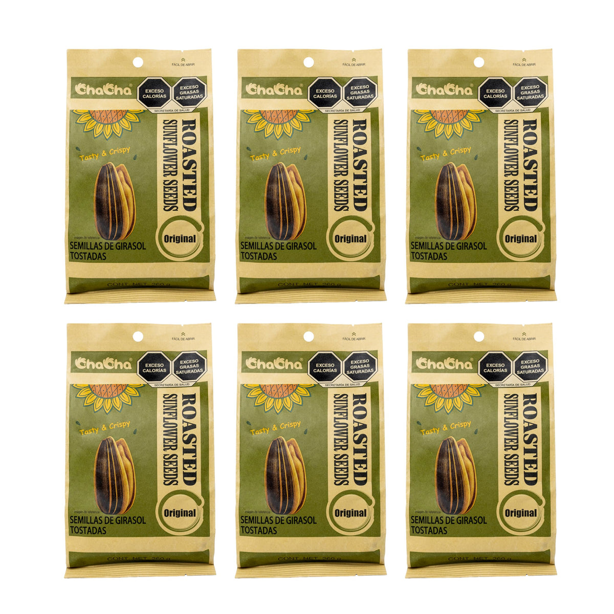 Cha Cha Sunflower Seeds Roasted 250g — versatile topping for meals.