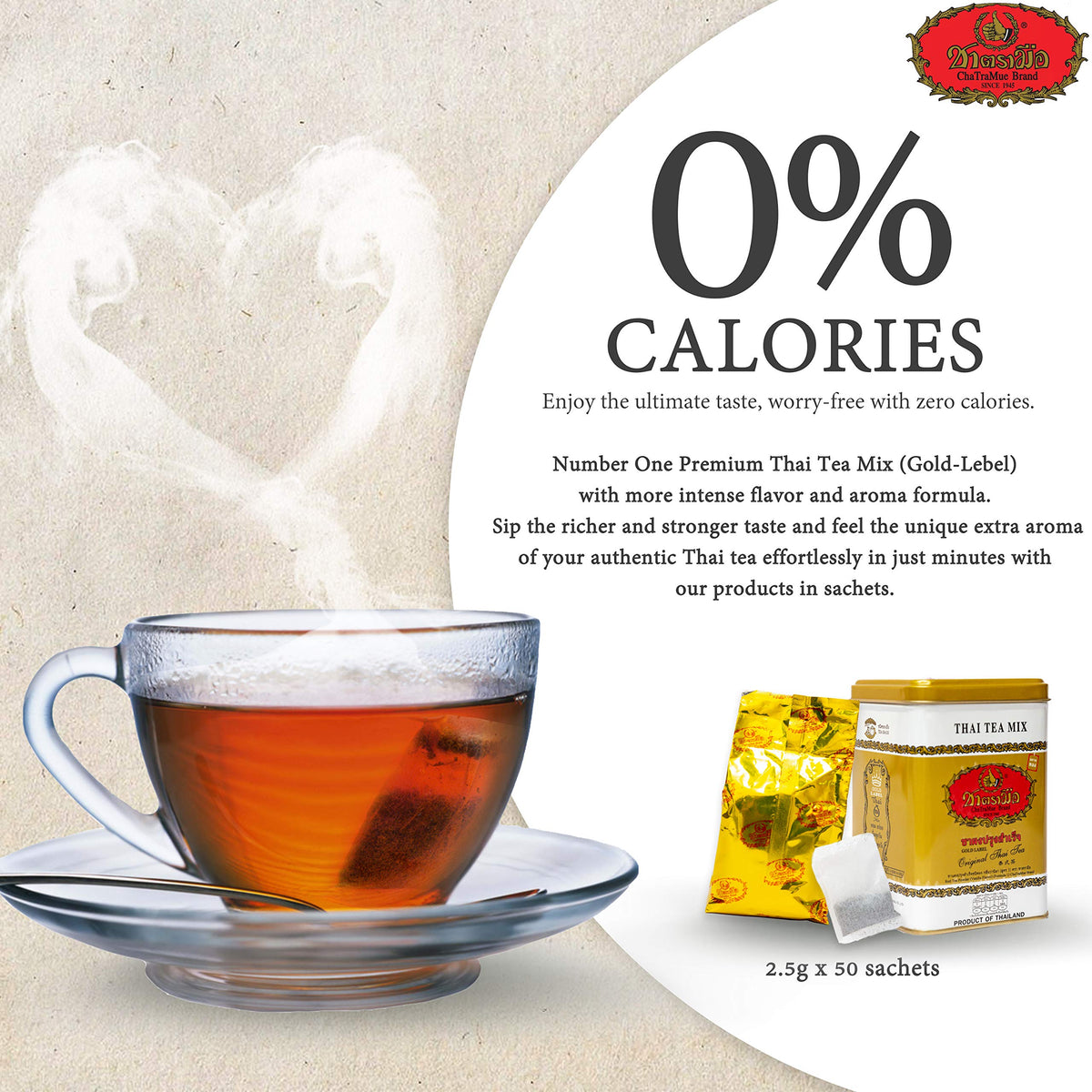 ChaTraMue Gift Pack with Gold Label tea delights tea lovers.