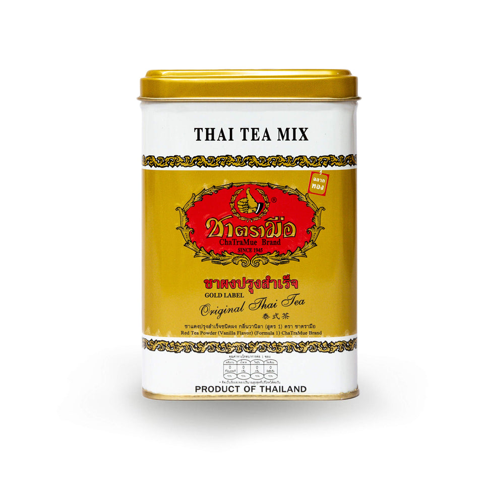 ChaTraMue Number One Gold Label tea sachets pack for premium daily brewing.