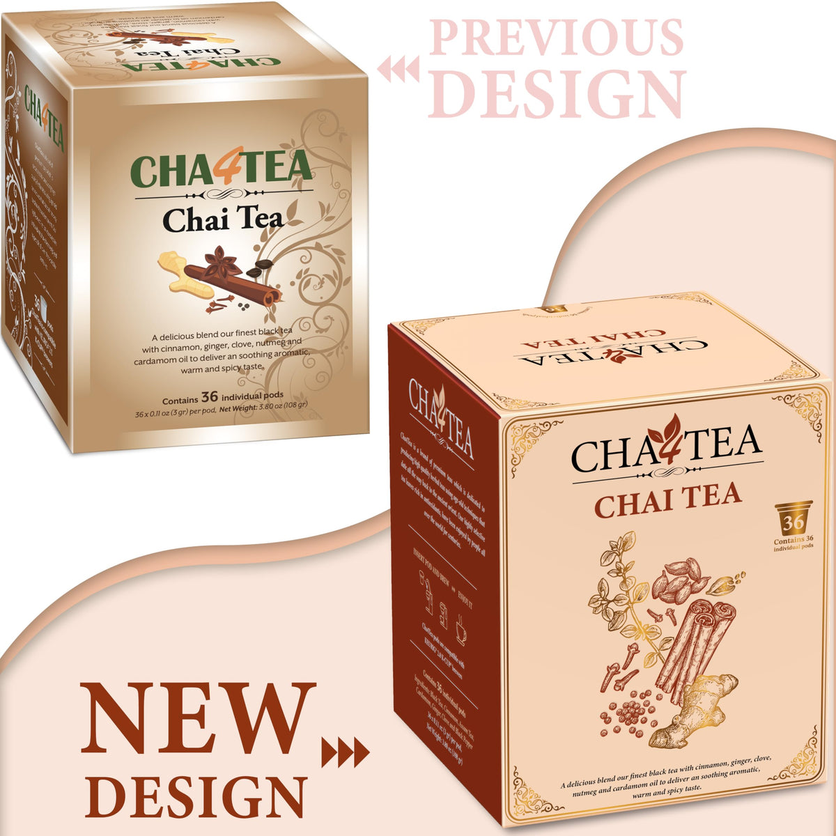 Cha4TEA aromatic chai blend fills your kitchen with inviting warmth.