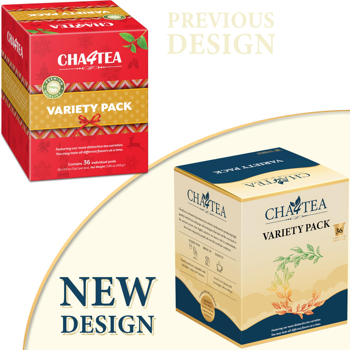 Cha4TEA black tea pod for Keurig—bold flavor without mess.