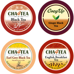 Cha4TEA Ginger Tea K-Cup with warm spice notes