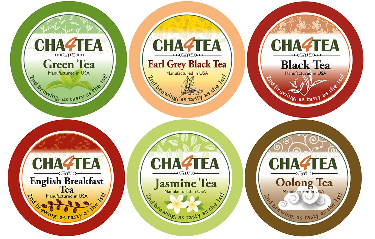 Cha4TEA Jasmine tea pod for Keurig—floral aroma and smooth finish.