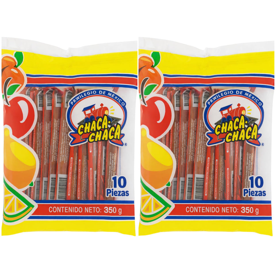 Chaca-Chaca Tamarindo Straws front view—bold, snack-ready flavor for parties.