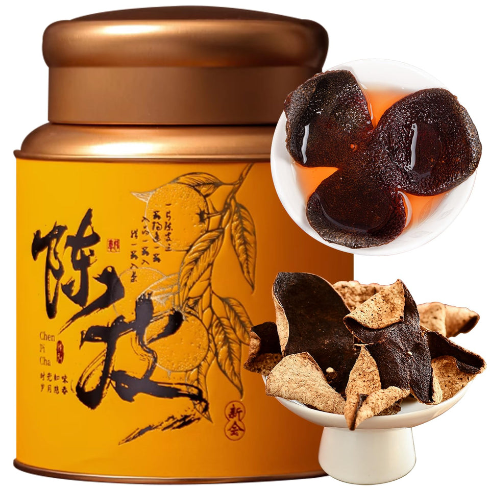 CHADUO Dried Tangerine Peel Tea Xinhui batch showing citrus aroma ready for tea rituals