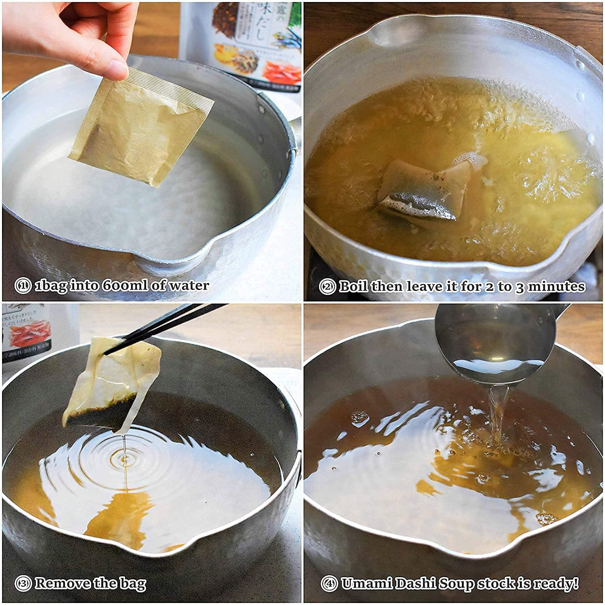 Chaganju Dashi Kyoto-made packaging showcasing authentic craft