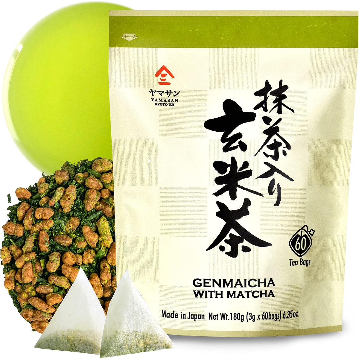 Chaganju Genmaicha tea bags pack for daily rituals.