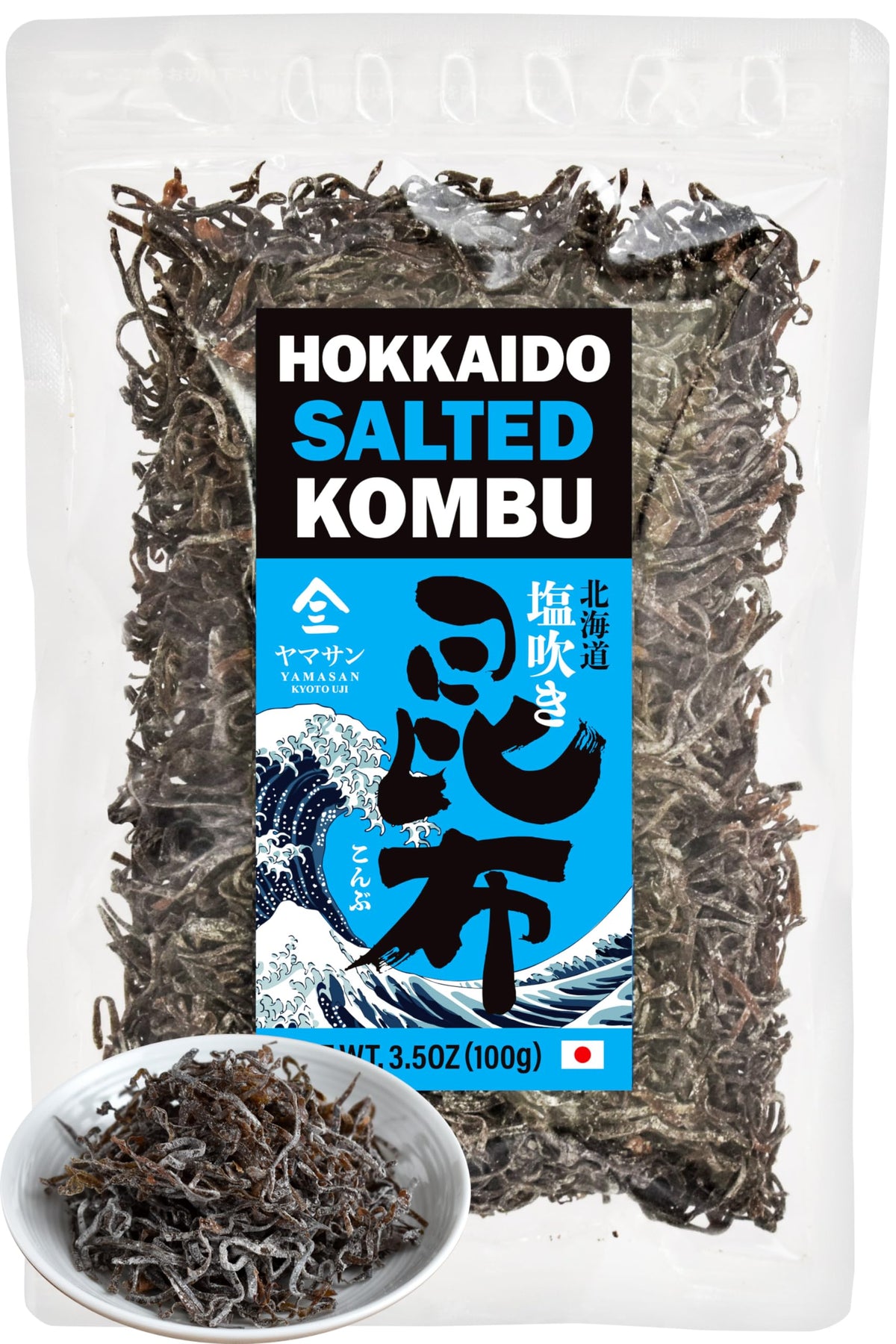 Chaganju Kombu Salted 100g ready to elevate white rice with savory umami