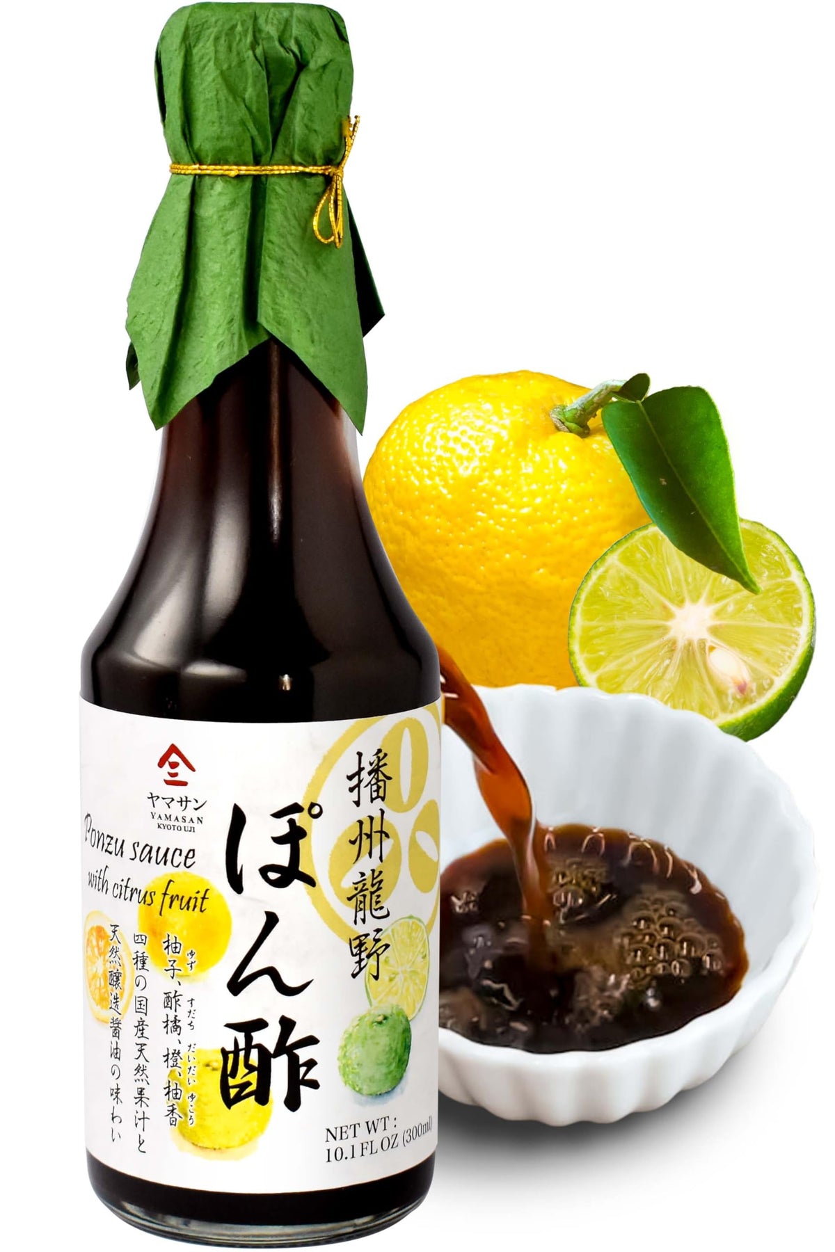Chaganju Ponzu Sauce bottle front view highlighting natural Japanese citrus flavor.