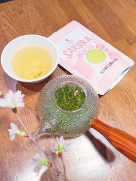 Chaganju sakura-leaves-field-sunlight enhances natural flavor