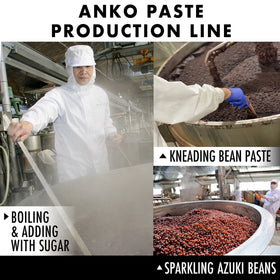 Chaganju Strained Koshi Anko, grainy paste ideal for pastries.