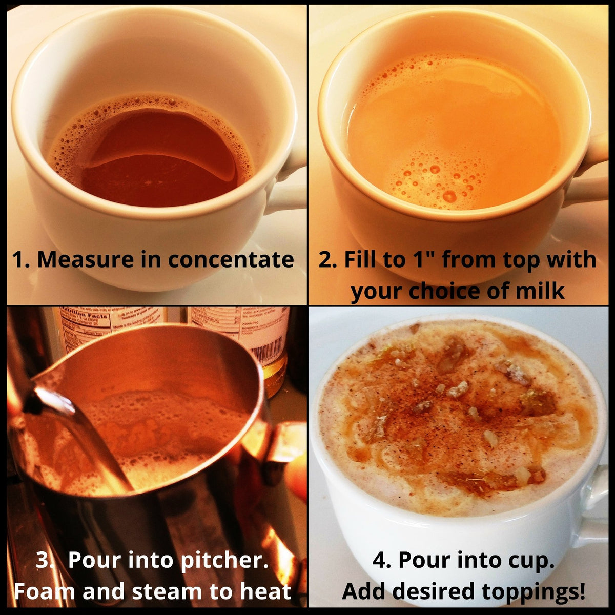Chaikhana Chai label highlights gluten-free and dairy-free features