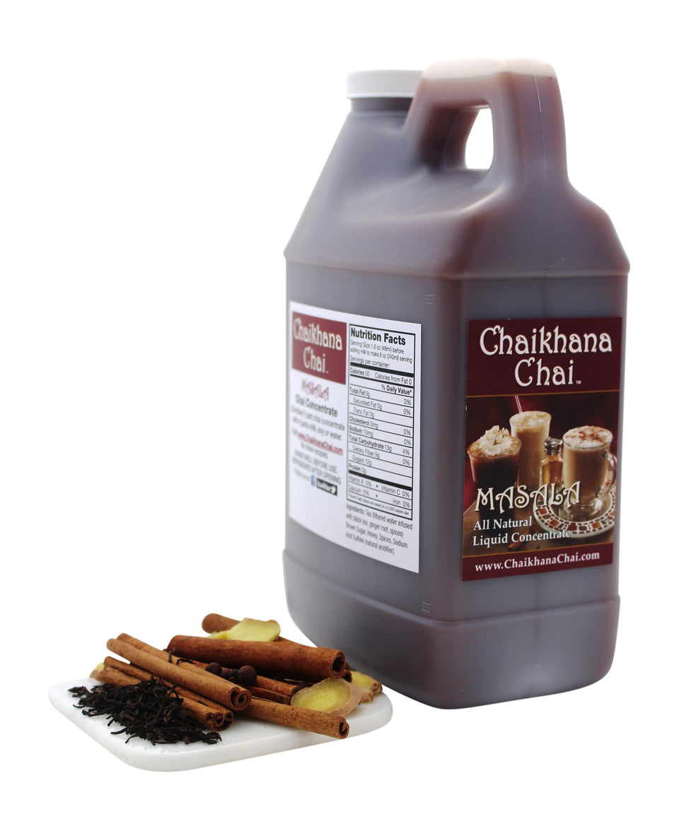 Chaikhana Chai spicy masala concentrate bottle ready for bold tea at home