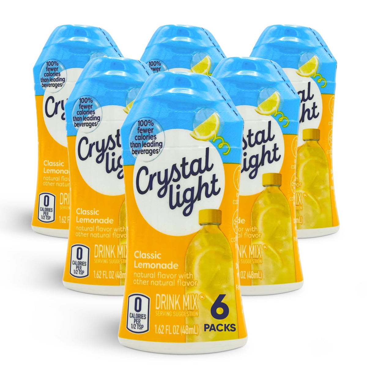 CHAIN & JO SWEETS Crystal Light Classic Lemonade pack for quick, sugar-free hydration.