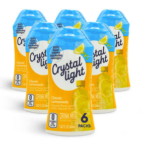 CHAIN & JO SWEETS Crystal Light Classic Lemonade pack for quick, sugar-free hydration.