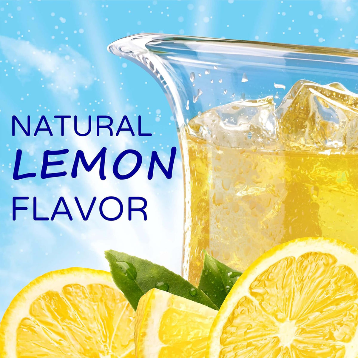 Crystal Light Classic Lemonade in a water bottle for on the go hydration.