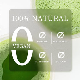 Chaism bright green matcha powder ready for daily rituals and smoothies.