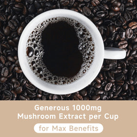 Chaism mushroom coffee pods Lions Mane image indicating focus support.
