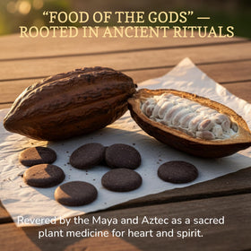 ChakaCacao busy-morning ritual offers a quick cacao boost for focus.