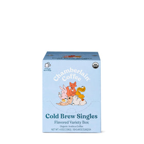 Chamberlain Coffee Cake Batter blend single-serve packet for a creamy dessert-inspired cup