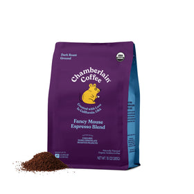 Chamberlain Coffee ground espresso dark roast bag with bold aroma for daily mornings