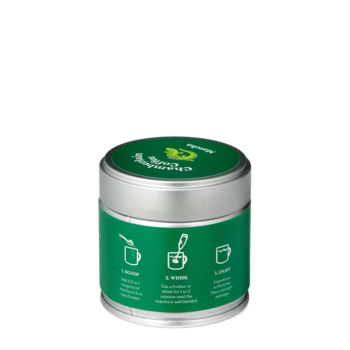 Chamberlain Coffee ceremonial matcha powder close-up ready to whisk