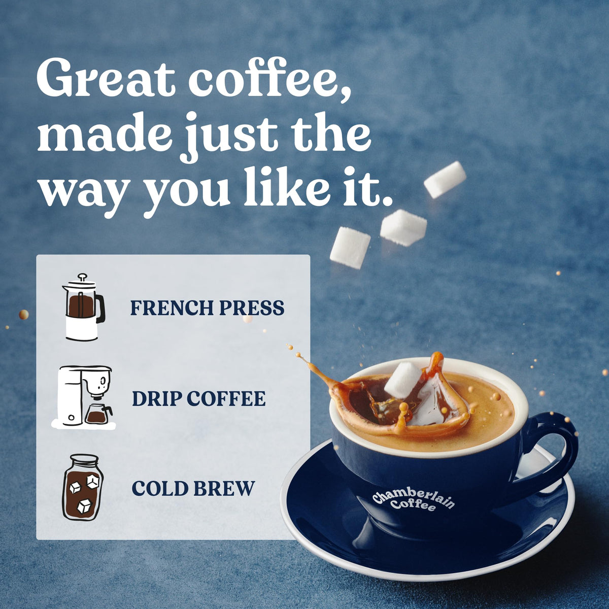 Chamberlain Coffee signature blend with a unique animal-inspired charm