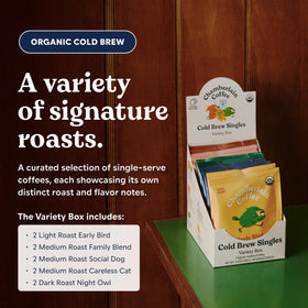 Chamberlain Coffee Social Dog medium roast single-serve for social moments