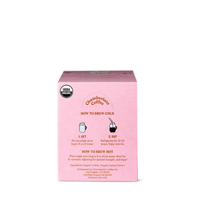 Chamberlain Coffee gift set with vanilla cold brew singles for any occasion.