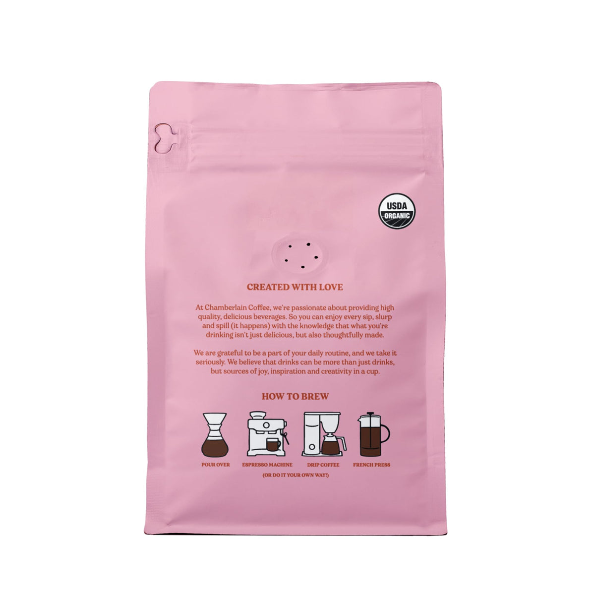 Chamberlain Coffee Vanilla Notes create a creamy sip with gentle vanilla sweetness.