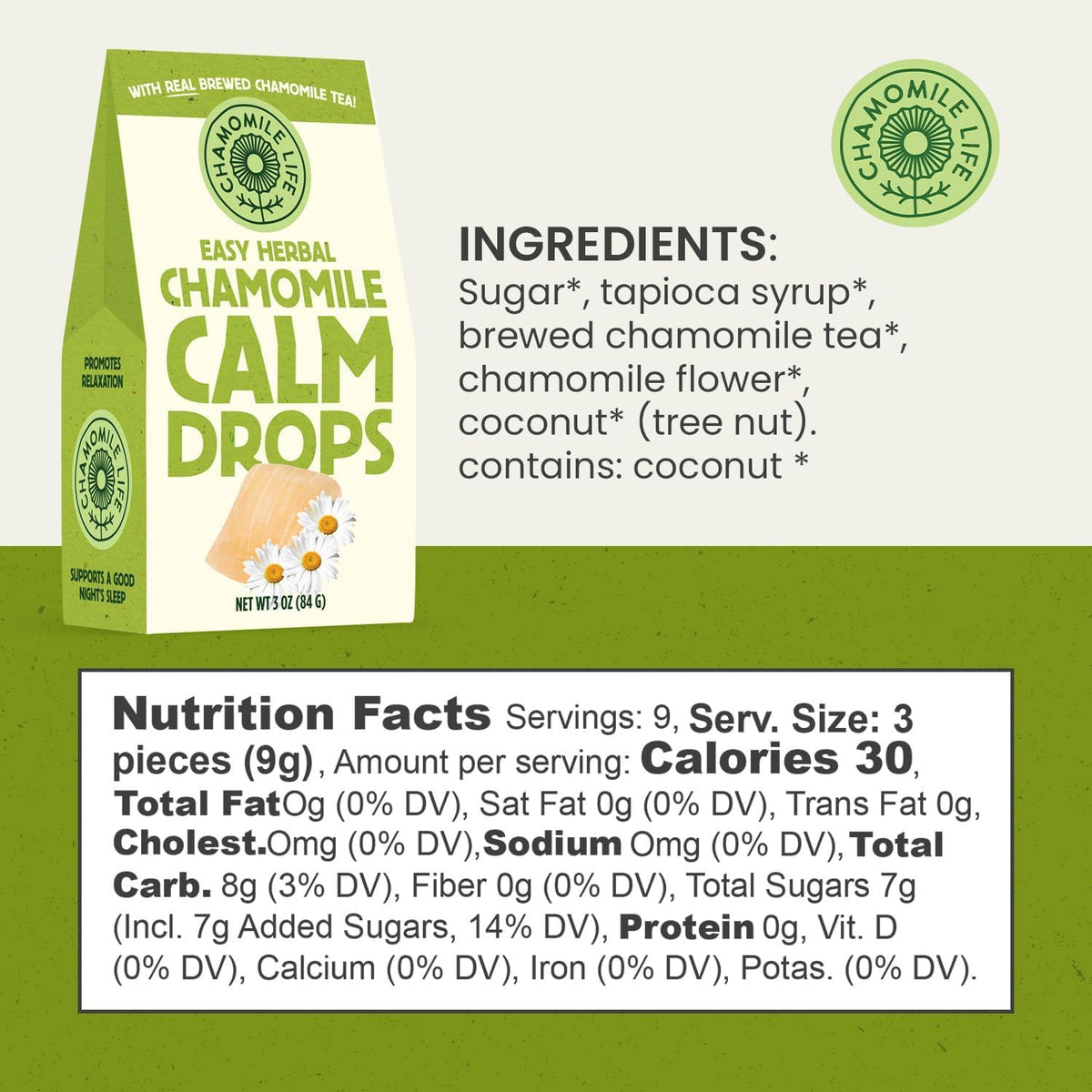 Chamomile Life Real Brewed Chamomile Drops with authentic flavor and soothing aroma