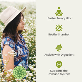Chamomile Life Relaxation drops offer a calming moment between tasks