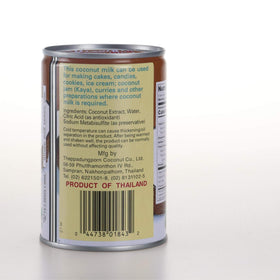 Chaokoh vegan friendly coconut milk; lactose-free option for dairy-free diets
