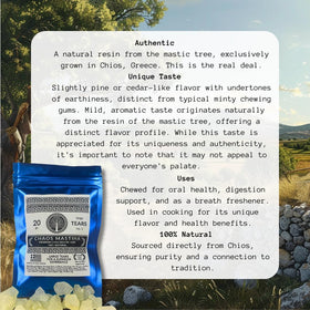 Chaos Mastiha on-the-go chewing demonstrates discreet daily use
