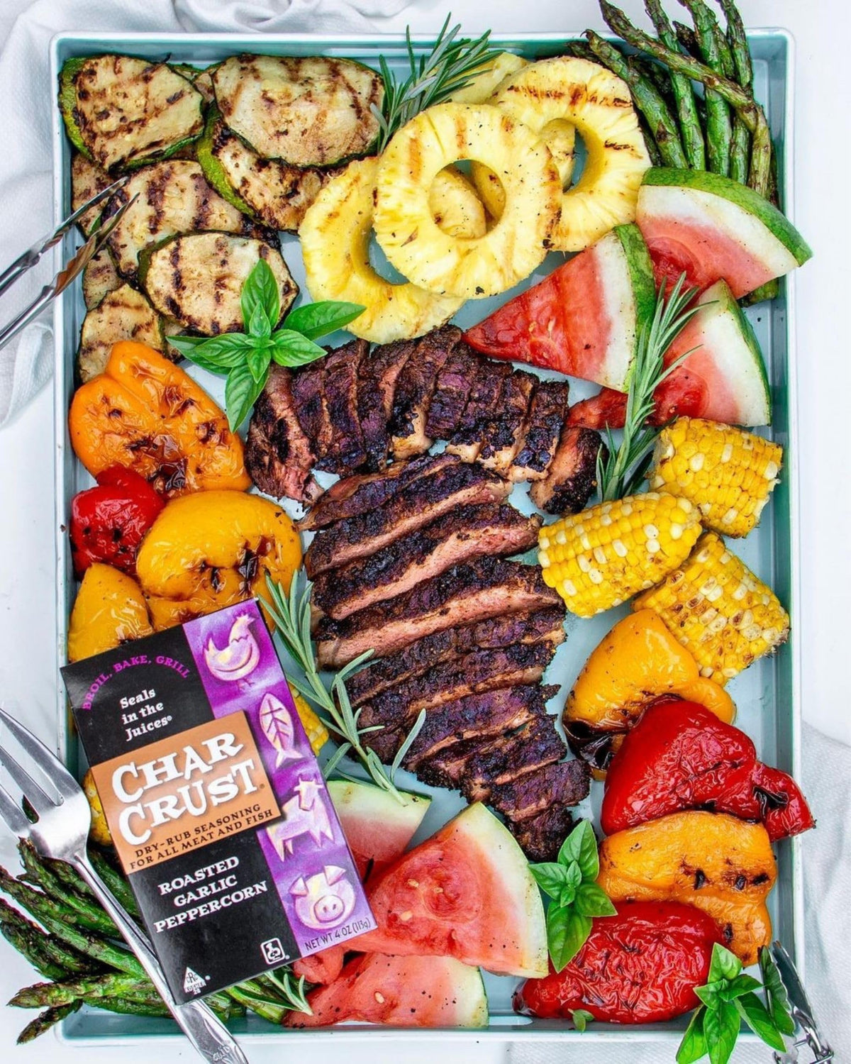 Char Crust grilling setup shows easy one-step crust for tasty results.