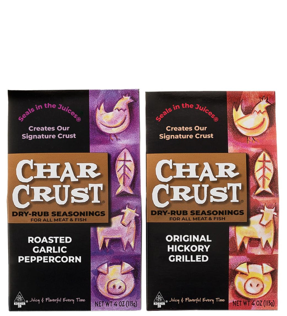 Char Crust Original Hickory bottle pour for even coating and flavorful grilling.