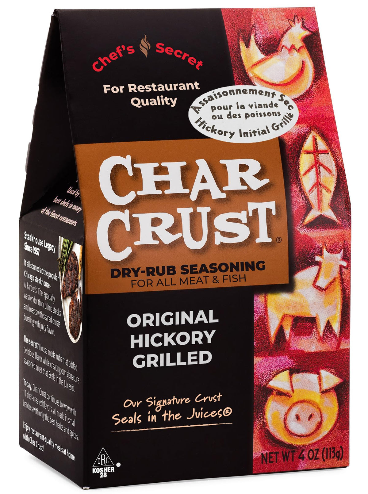 Char Crust Original Hickory Grilled tuna seasoning for quick, flavorful grilled fish.