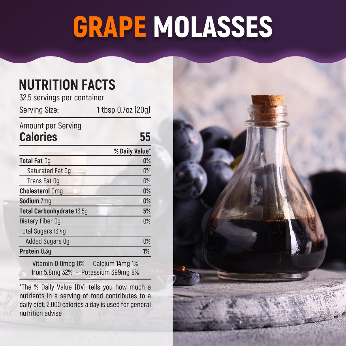 Chargio grape molasses dessert idea suggests versatile baking and flavor depth.