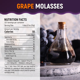 Chargio grape molasses dessert idea suggests versatile baking and flavor depth.