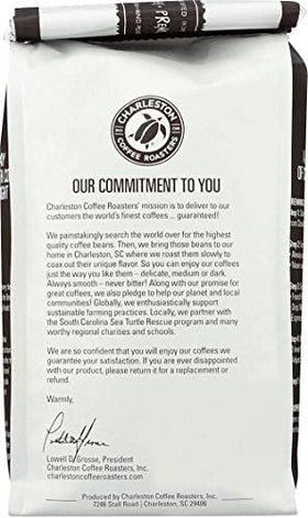 Hand-picked beans from Charleston Coffee Roasters showcasing quality and balance