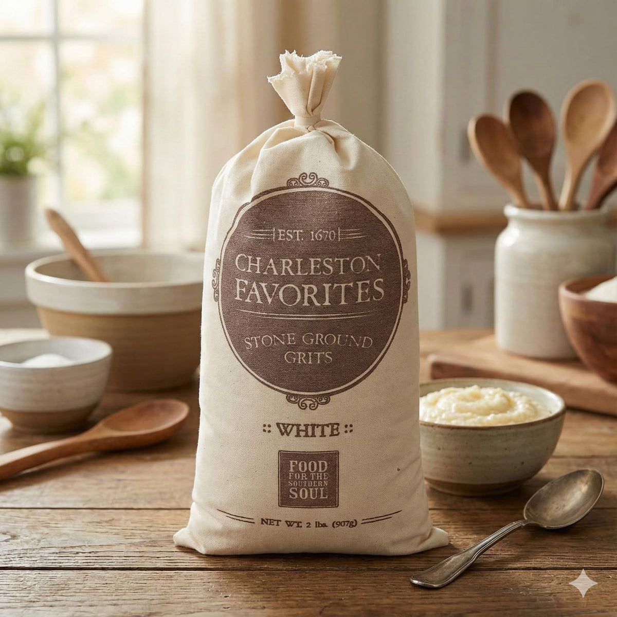 Charleston Favorites bacon and eggs pairing enhances a comforting morning.