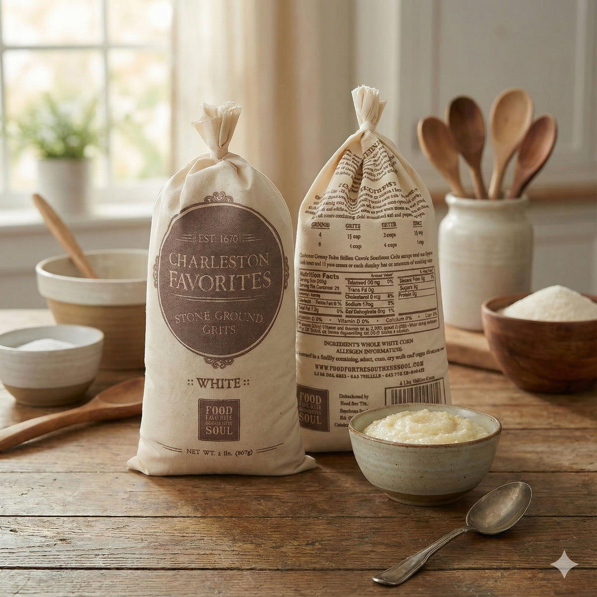 Charleston Favorites creamy texture when simmered into a smooth breakfast.