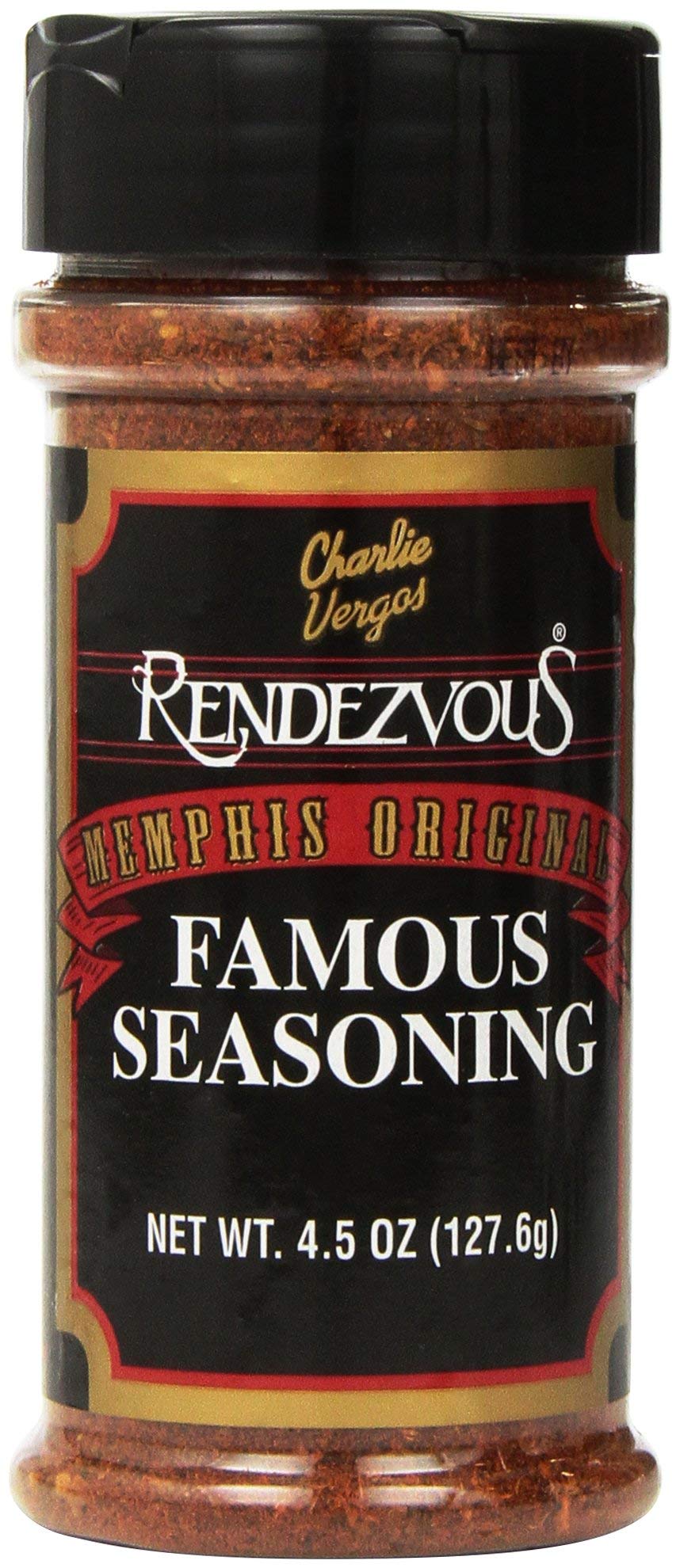 Charlie Vergos Rendezvous Memphis dry rub set of two enhances pork, chicken, and ribs with smoky depth.
