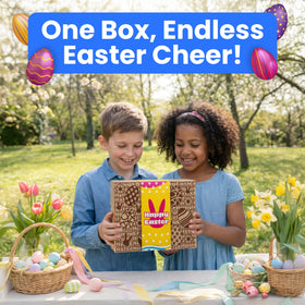 Charmed Crates assorted snacks and candies for Easter celebrations.