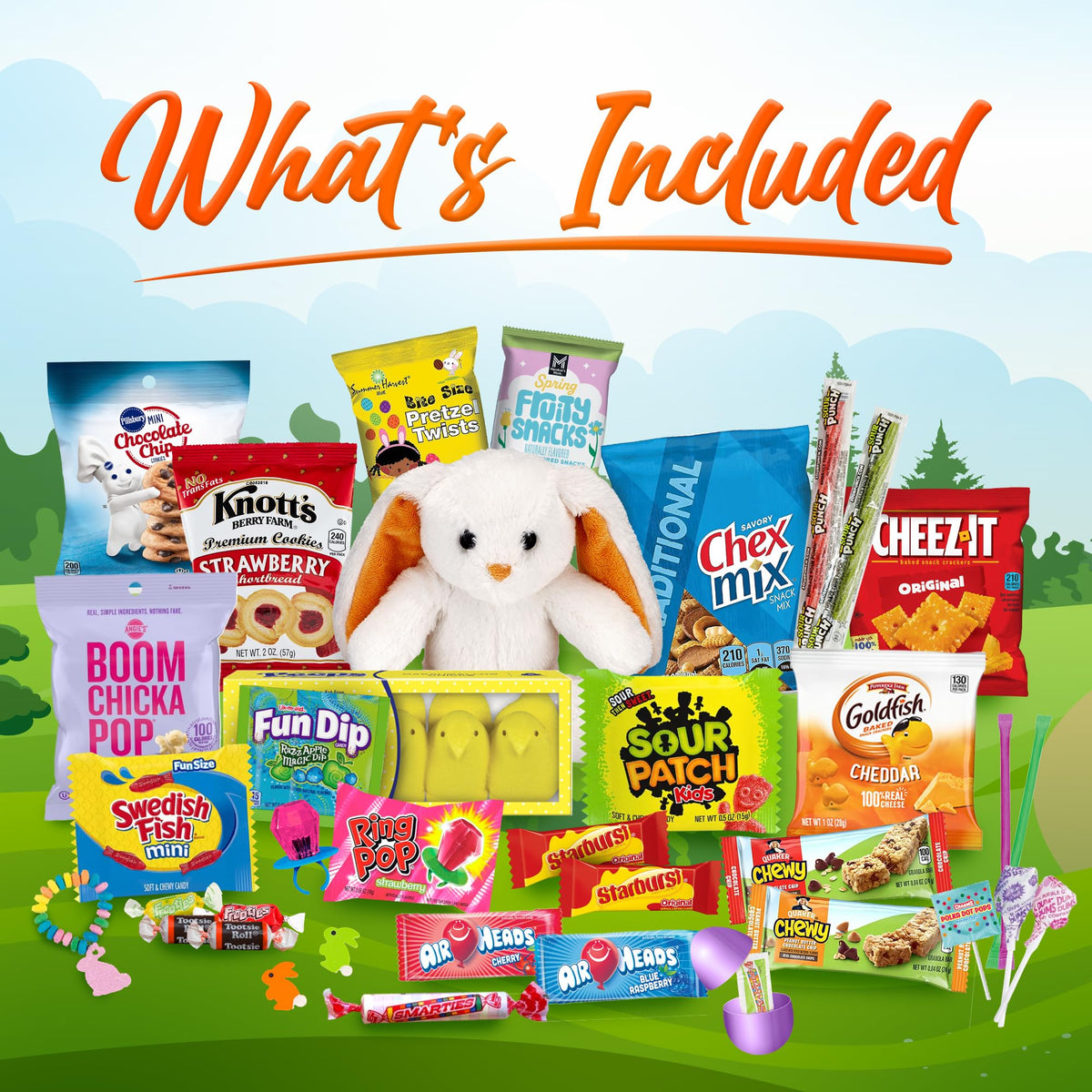Charmed Crates Easter basket candy variety boosts festive mood and shareable treats.