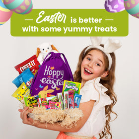 Charmed Crates plush bunny adds cuddly charm to the Easter surprise.