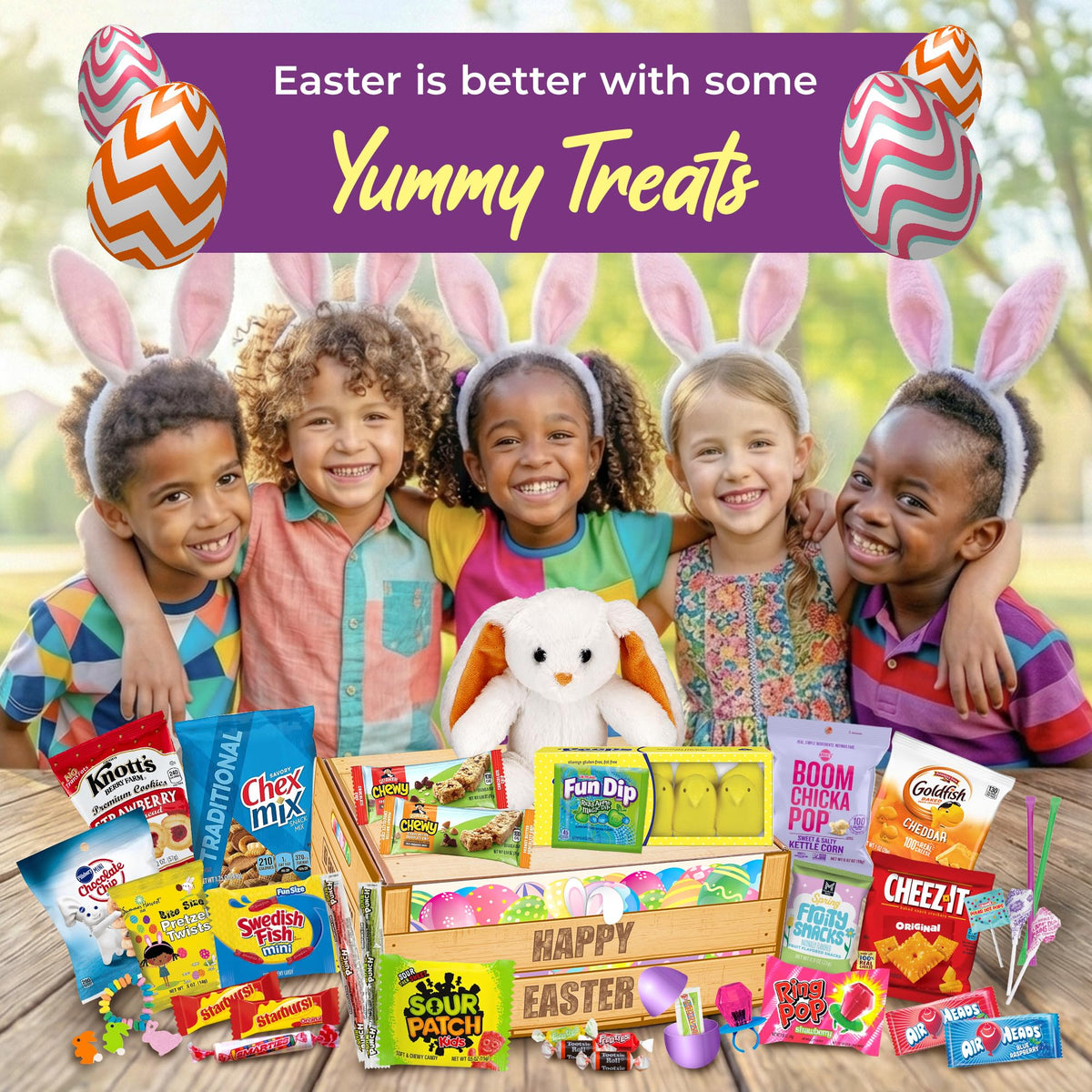 Charmed Crates Easter basket toy included adds instant surprise for kids.