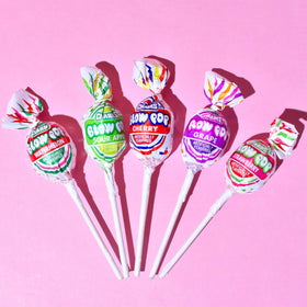 Individually wrapped Charms Blow Pops for fresh convenience on the go.