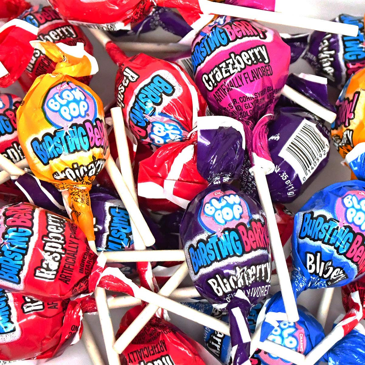 Charms Bursting Berry Blueberry flavor adds a bright fruit note to any treat.