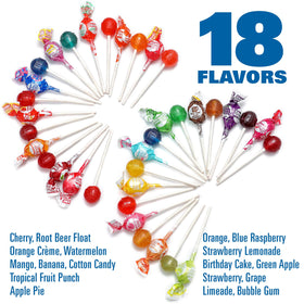 Charms Mini Pops assorted flavors display vibrant flavor variety
